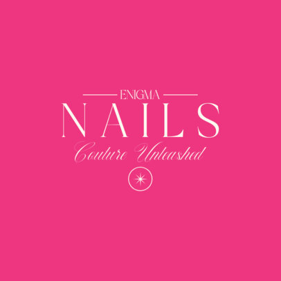 Logo Generator for a Trendy Nails Salon Business 