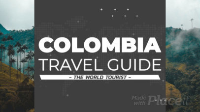 Intro Video Template for a Colombia's Travel Guide Vlog