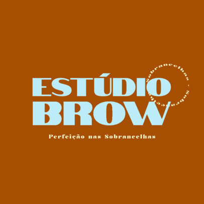 Brows Beauty Spa Logo Creator Featuring a Short Slogan