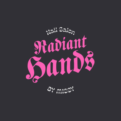 Logo Generator for a Nail Beauty Bar