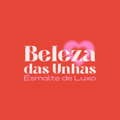 Logo Template for a Beauty Nail Salon