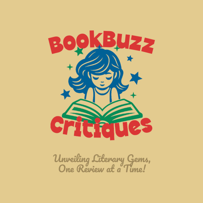 Book Club Logo Creator Featuring an Illustrated Girl Reading 
