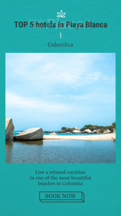 Instagram Story Video Generator with a Top 5 Hotels to Vacation in Colombia 4839c 7704