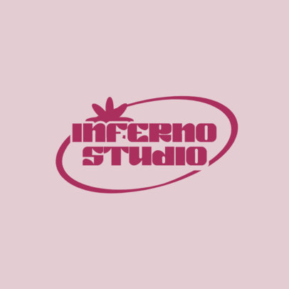 Retro Logo Maker for a Nails Studio