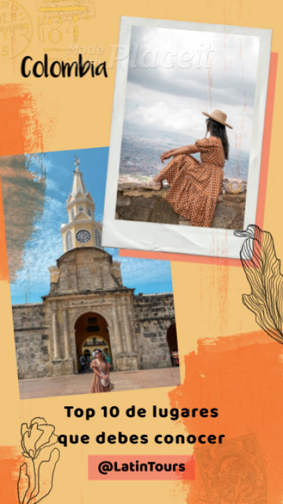 Cool Instagram Story Video Template With Colombian Travel Ideas 395a 7693
