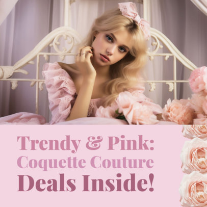 Trendy Instagram Post Creator With Special Deals for Coquette-Inspired Products