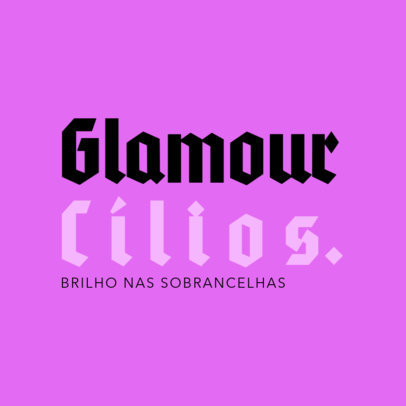 Lashes and Brows Studio Logo Maker