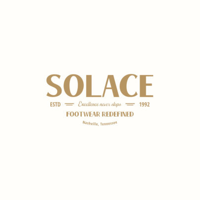Logo Maker for a High-Quality Shoe Shop