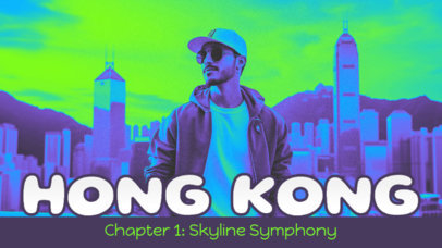 YouTube Thumbnail Maker for an Episode About Hong Kong's Tourist Spots 5887-6248