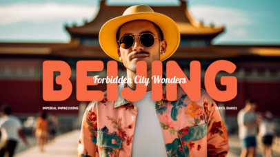 YouTube Thumbnail Generator to Promote Beijing's Top Travel Spots