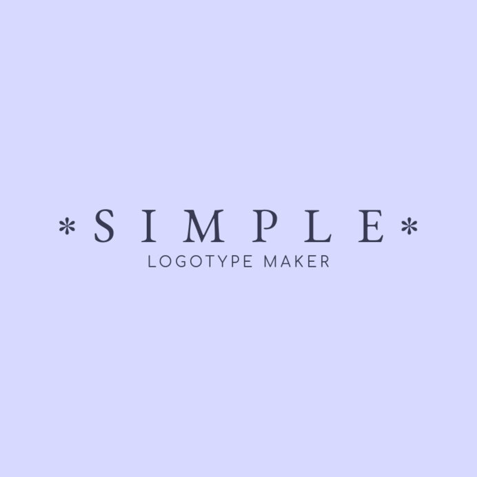 Placeit - Simple Logo Maker for a Clothing Brand with Asterisk Icons