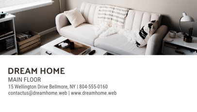 Business Card Maker with Home Images 