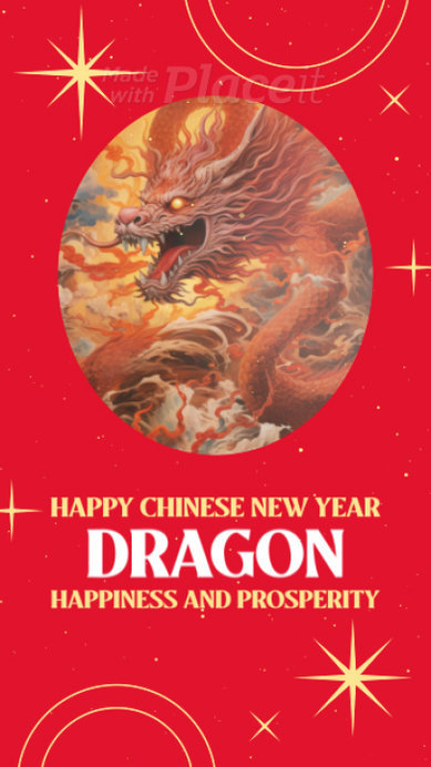 Instagram Story Video Template to Wish a Prosperous Chinese New Year