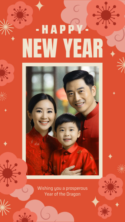 Joyful Instagram Story Maker to Wish a Prosperous Year of the Dragon 2322k-6247