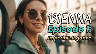 YouTube Thumbnail Generator with an AI-Created Woman for a Vienna Travel Vlog