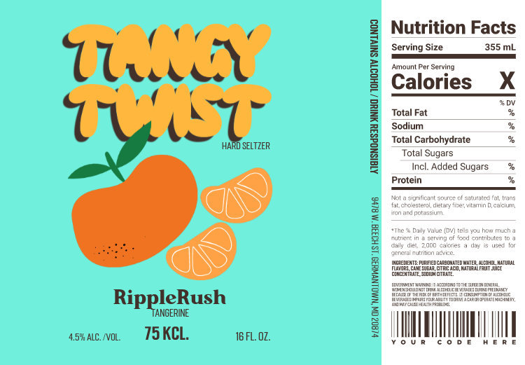 Placeit - Hard Seltzer Label Design Template Featuring AI-Created ...