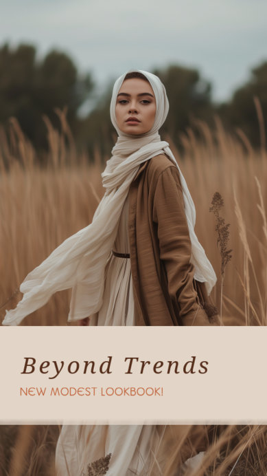 Placeit - Trendy Instagram Story Creator Featuring Modest Fashion Tips