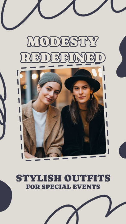 Instagram Story Creator for Modest Stylish Outfit Recommendations