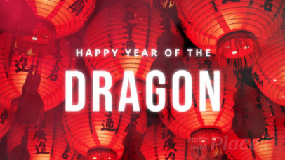 Intro Video Creator to Celebrate a Happy New Year of the Dragon