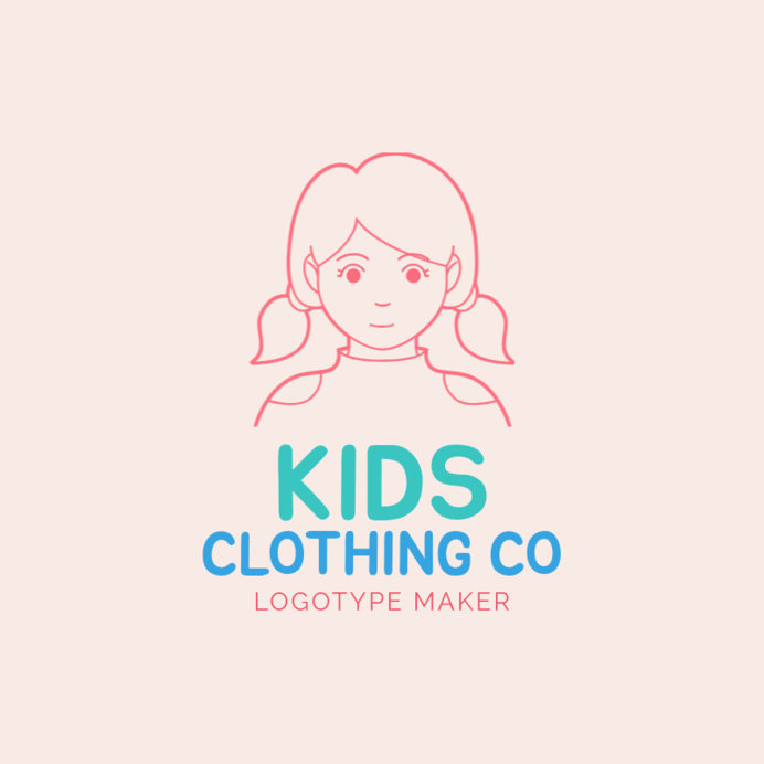 Online Logo Maker for a Kids Clothing Store