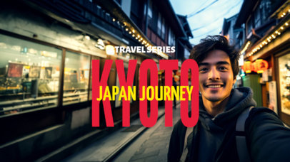 YouTube Thumbnail Maker for a Traveler Channel's Kyoto Episode 6737g-6242