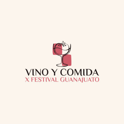 Logo Generator for a Wine and Food Fest Event