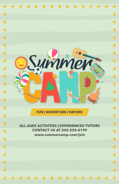 Summer Camp Online Flyer Maker