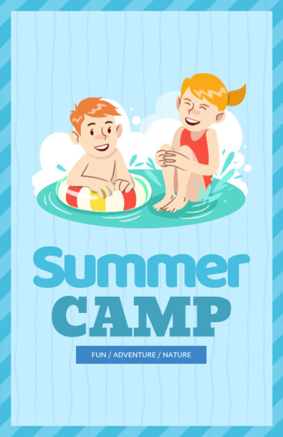 Online Flyer Maker for Kids Summer Camp