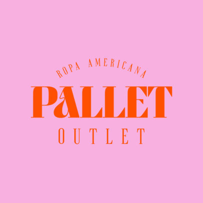Brand Logo Template for a Pallet Outlet