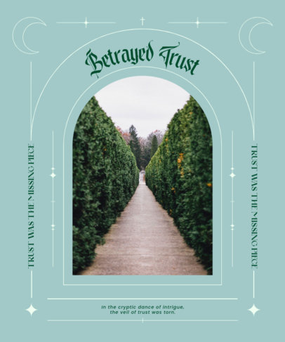 Gothic T-Shirt Design Template Inspired by Saltburn