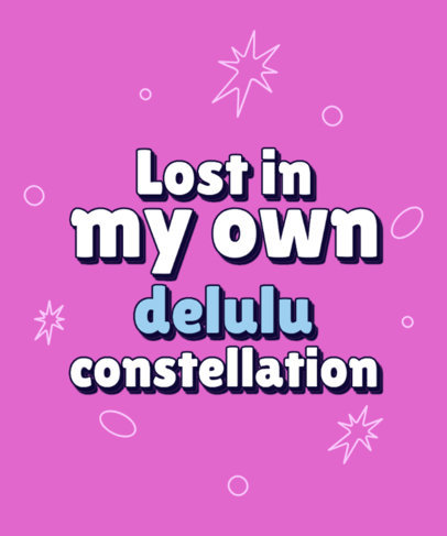 T-Shirt Design Maker Featuring a Quote with a Toxic Positivity Theme