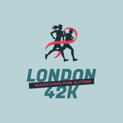 Online Logo Generator for an NGO Charity Marathon for Autism 