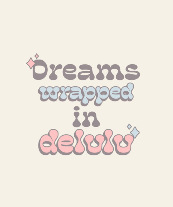 Placeit - T-Shirt Design Creator With a Positive Quote About Delusion