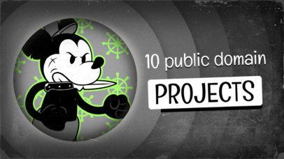 YouTube Thumbnail Creator With a Mickey-Inspired Graphic and a Steamboat Willie Theme 6090j-6292
