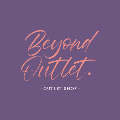 Logo Template for a Second-Hand Outlet Store