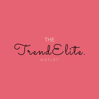 Outlet Logo Generator for a Thrift Apparel Shop