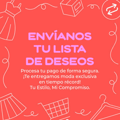 Fashion Instagram Post Generator Featuring an Exclusive Offer 5191h-6286