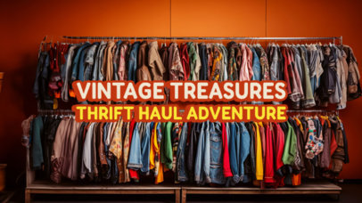 YouTube Thumbnail Creator for Thrifting-Styled Influencers