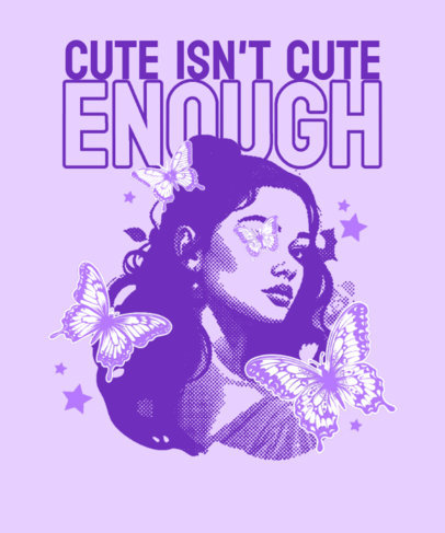 T-Shirt Design Generator With a Musical Lyric Inspired by Olivia Rodrigo