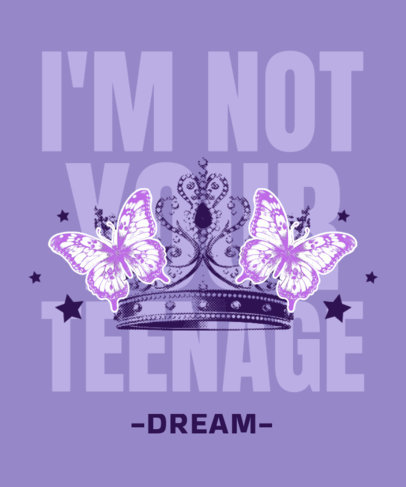 Music-Themed T-Shirt Design Creator for Olivia Rodrigo-Inspired Fanatics