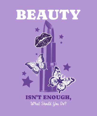 T-Shirt Design Maker Featuring an Aesthetic Inspired by Olivia Rodrigo