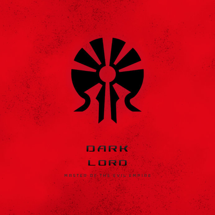 Star Wars-Inspired Logo Template Featuring a Futuristic Emblem