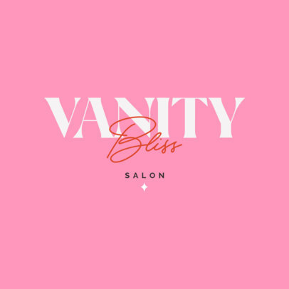 Logo Template for a Chic Beauty Studio