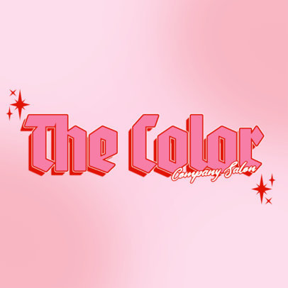 Business Logo Creator for a Hair Salon