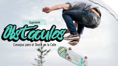 YouTube Thumbnail Maker for Tips for a Street Skating Vlog