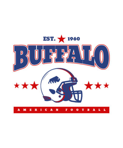 T-Shirt Design Generator With a Big Game-Inspired Theme Featuring a Football Team