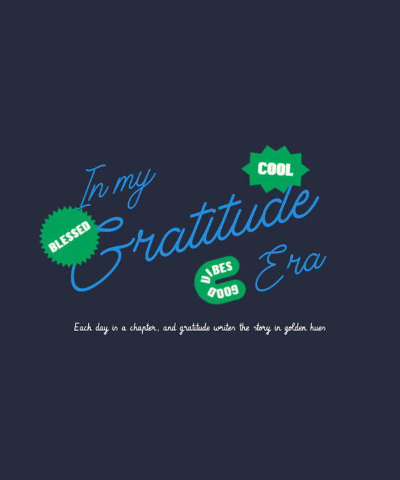 Placeit - Cool T-Shirt Design Creator Featuring a Gratitude-Themed Quote