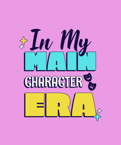 Inspirational T-Shirt Design Maker Featuring a Powerful Quote and Colorful Fonts