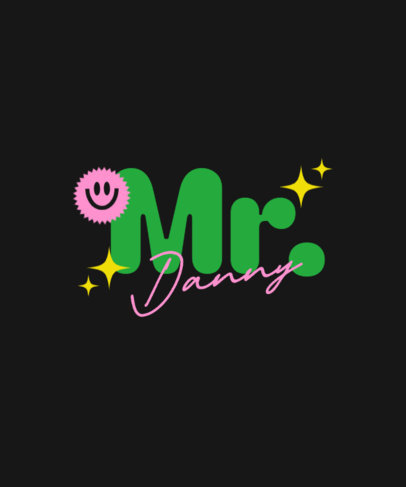 Online T-Shirt Design Template With a Mr-Themed Quote