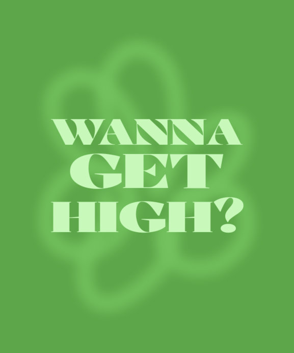 Placeit - Cannabis T-Shirt Design Generator Featuring a Stoner Girl ...